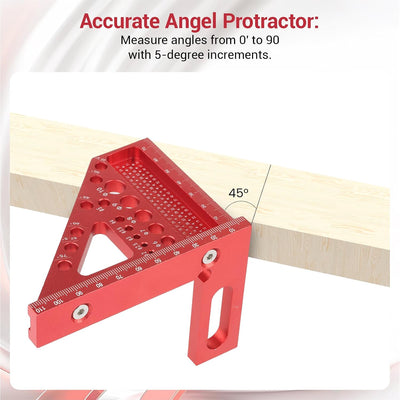 3D Multi-Angle Measuring Square