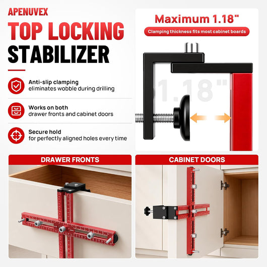Foldable Cabinet Hardware Jig