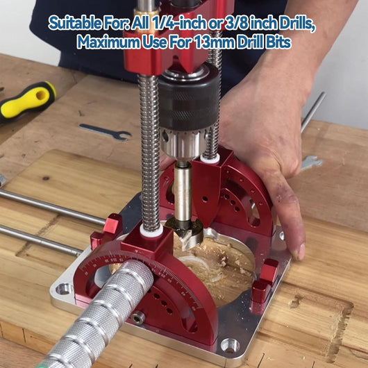 Portable Drill Guide for Drilling Angled or Straight Hole