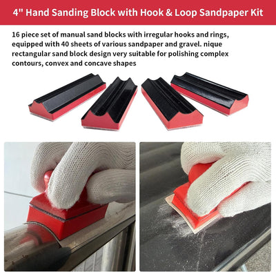 Sanding Block Set 16 pcs