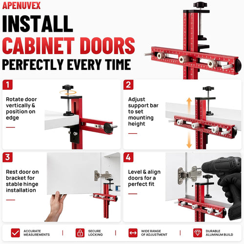Foldable Cabinet Hardware Jig