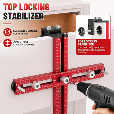 Foldable Cabinet Hardware Jig
