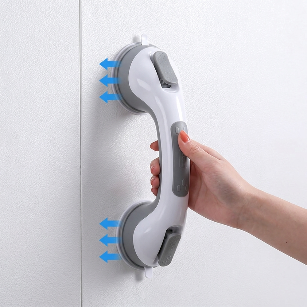 1. Installs in seconds, no tools — never damage your beautiful tiles again