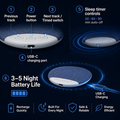 Turstein SleepWave™ Pillow Speaker